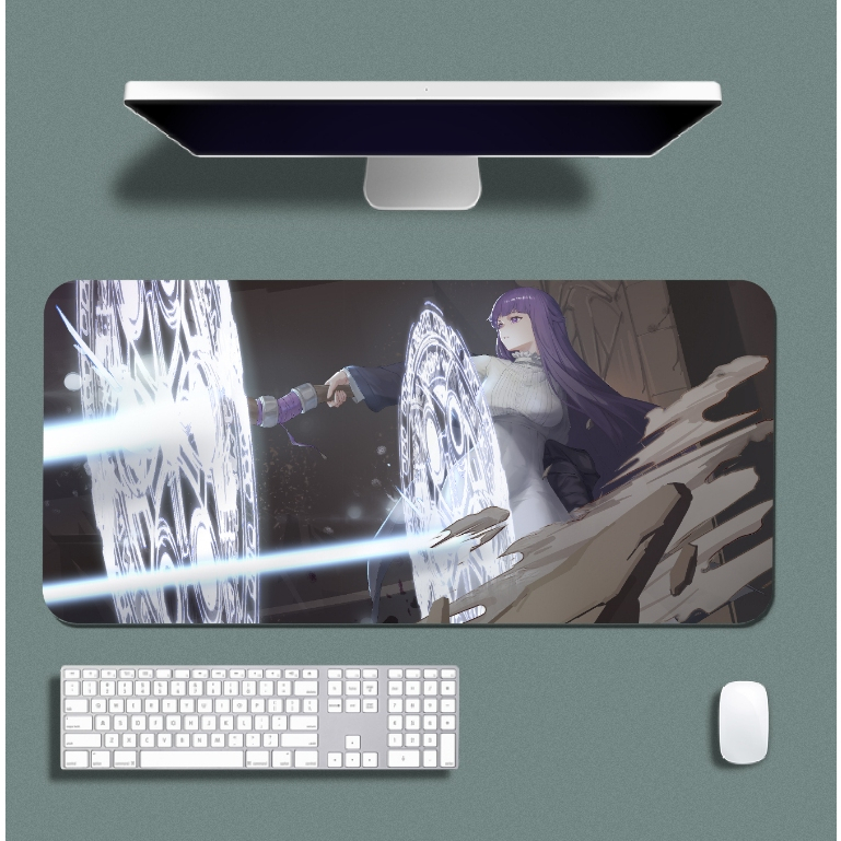 Mouse Pad Gamer para Desktop com Borda Costurada e Estampas de Animes da Temporada 2