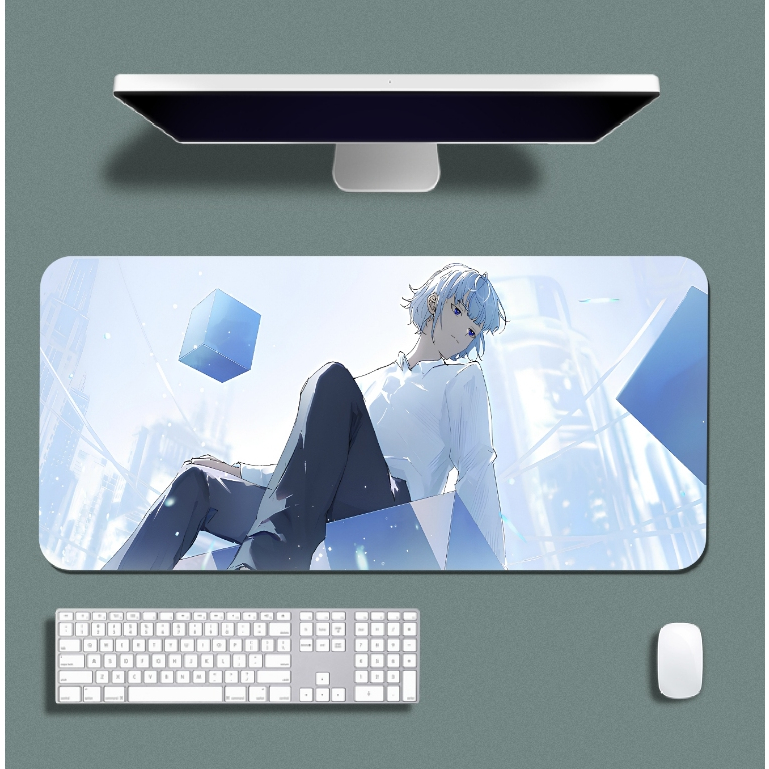 Mouse Pad Gamer Borda Costurada Estampas de Animes Recentes para Desktop