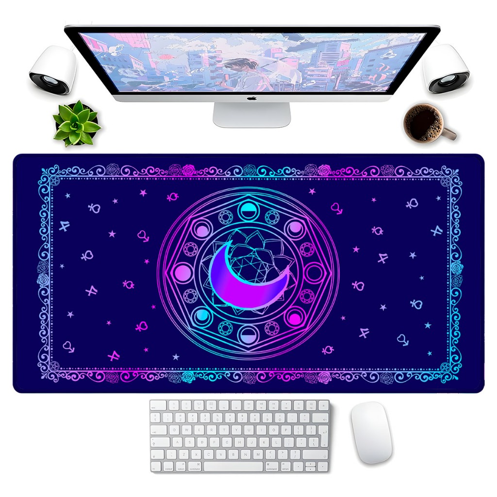 Mouse Pad Vários Tamanhos e Modelos Sakura P/ Desktop Borda Costurada