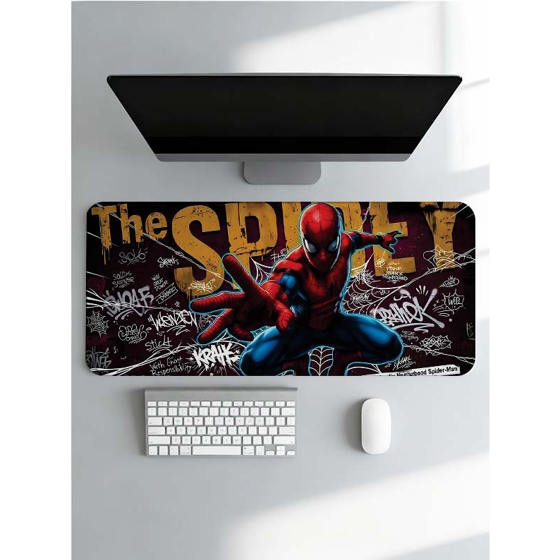 Mousepad Gamer P/ Desktop Heróis Superficie Speed Antiderrapante Estampas Com Qualidade e Conforto