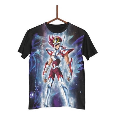 Camisa Camiseta Saint Seiya Omega Kouga De Pegasus An-140