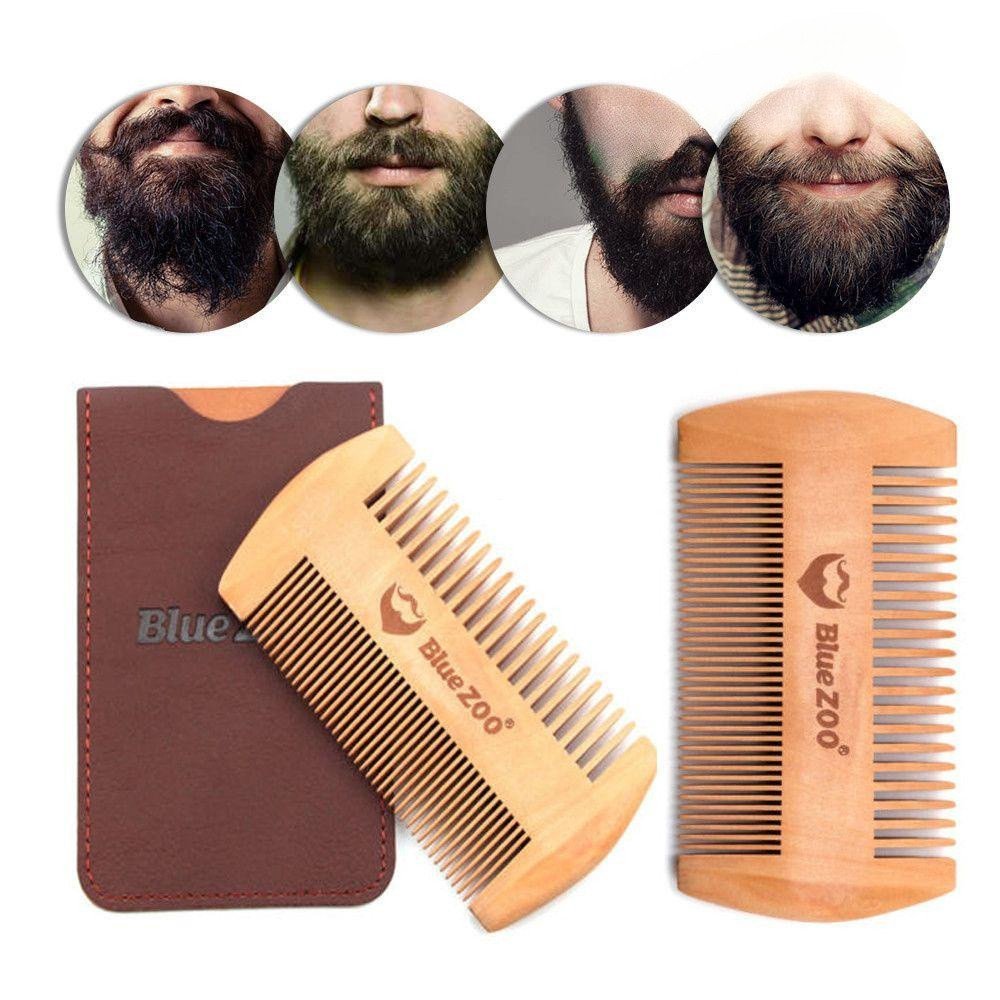 Beauty Makeup Soft Hairdresser Pocket Card Package Wooden Size Tool Style Beard Hair Mustache VIAC NNE5