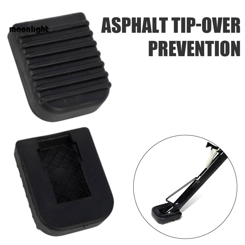 Motorcycle Kickstand Pad 1/2/4 Pcs Non-slip Wear Resistant Side Plate Universal Fit Easy Install Motorbike Foot Support