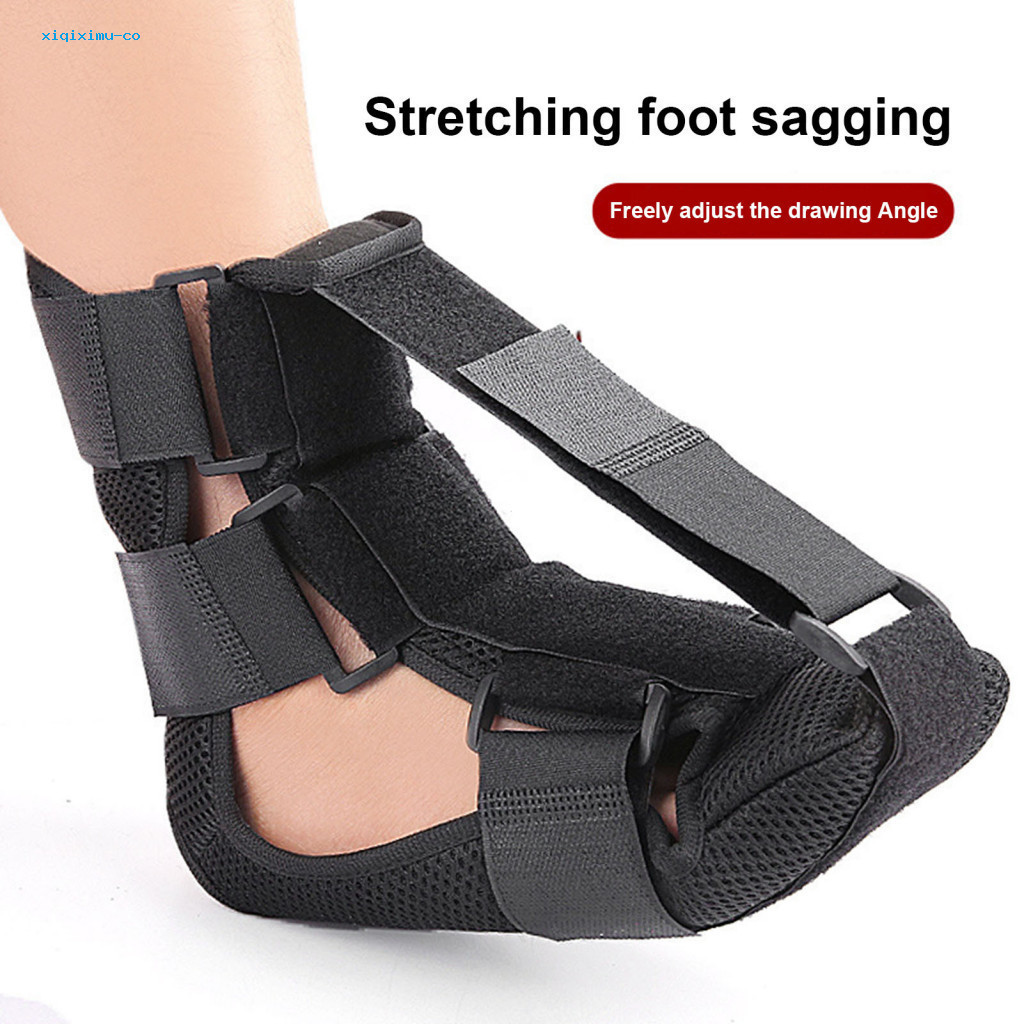 Foot Drop Ankle Brace Plantar Fasciitis Night Splint Adjustable Arch Support for Relief Stretch Boot for Tendonitis Comf