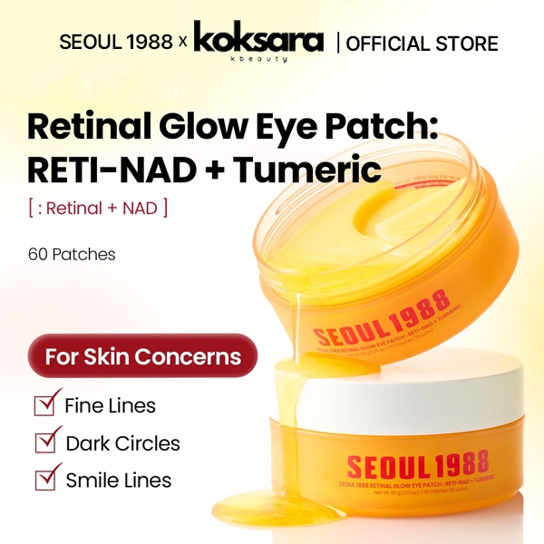 [OFFICIAL] SEOUL 1988 Retinal Glow Eye Patch : Reti-NAD + Turmeric 90g / 60 Patches