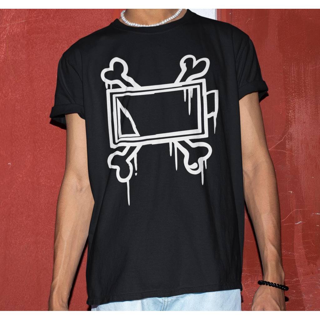 Camiseta Masculina Feminina Estampa Murder Drones Logo Caveira T-shirt Unissex Streetwear Envio Imediato