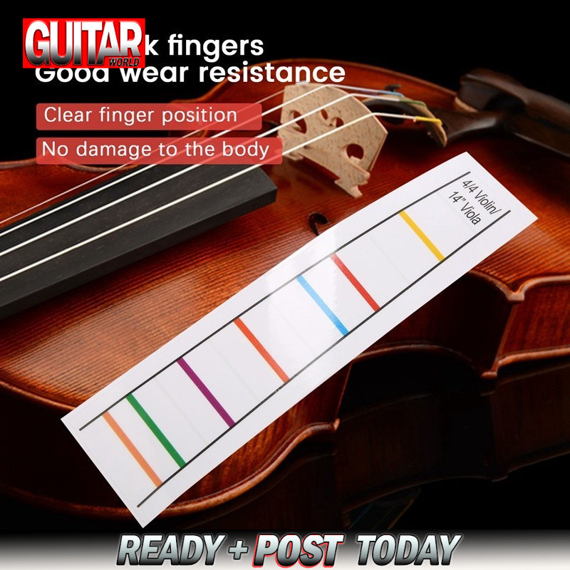 4/4 Violino Fretboard Adesivo Fingerboard Gráfico Marcador Aprender Nota