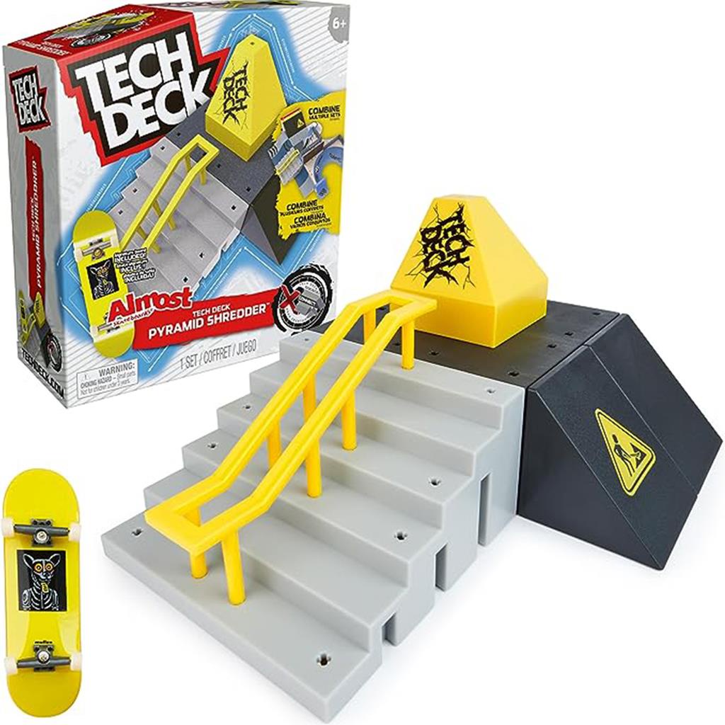 Pista De Skate Tech Deck Personalizavel Com Skate De Dedo Fingerboard Rampa Corrimao Escada - Sunny