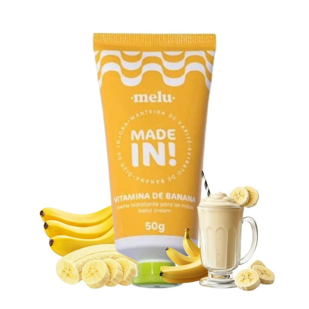 Creme de Mãos Vitamina de Banana Made In Melu RRB5004 Ruby Rose