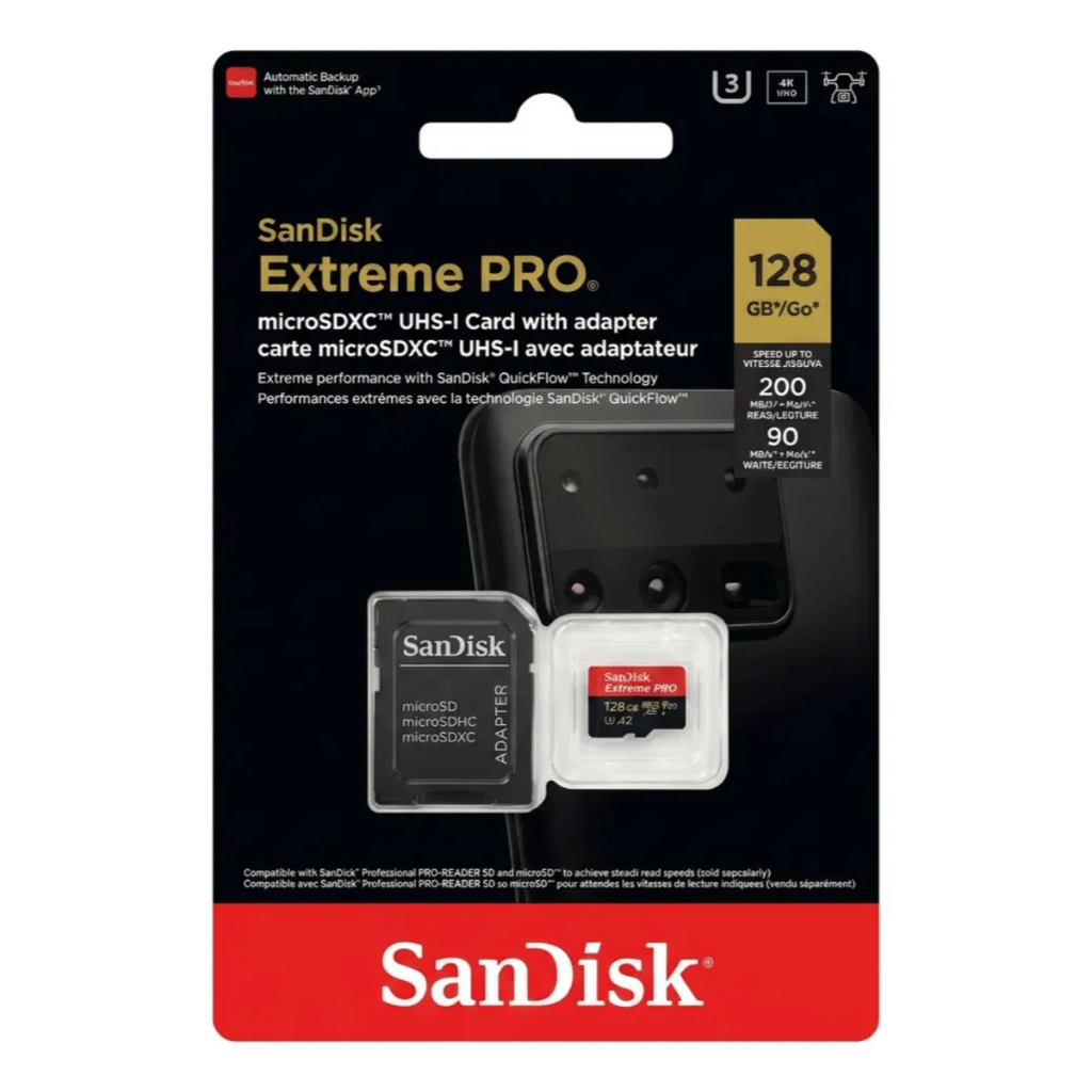 Cartão Memória Micro Sd Extreme 128gb A2 Original Nf