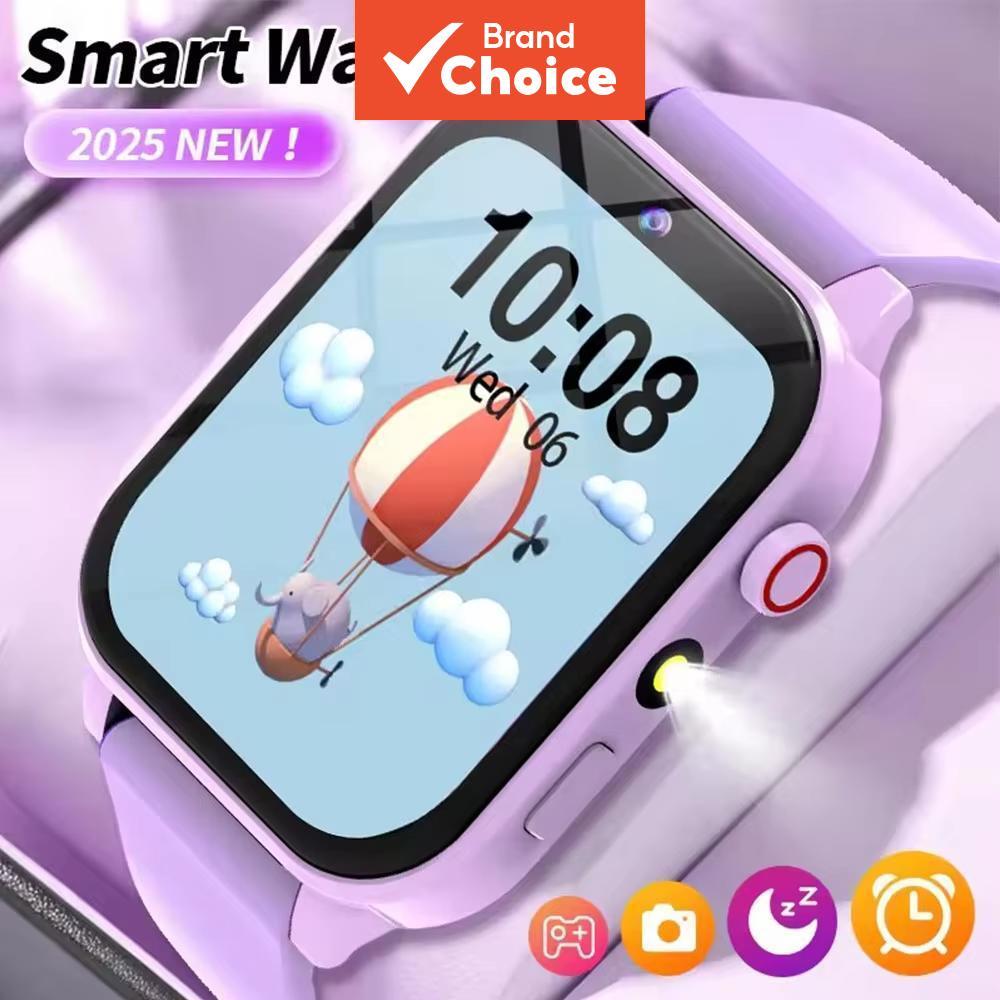 Novo Relógio Inteligente Infantil com Despertador, Lanterna LED, Resistente à Água, Relógio Infantil com Câmera HD,