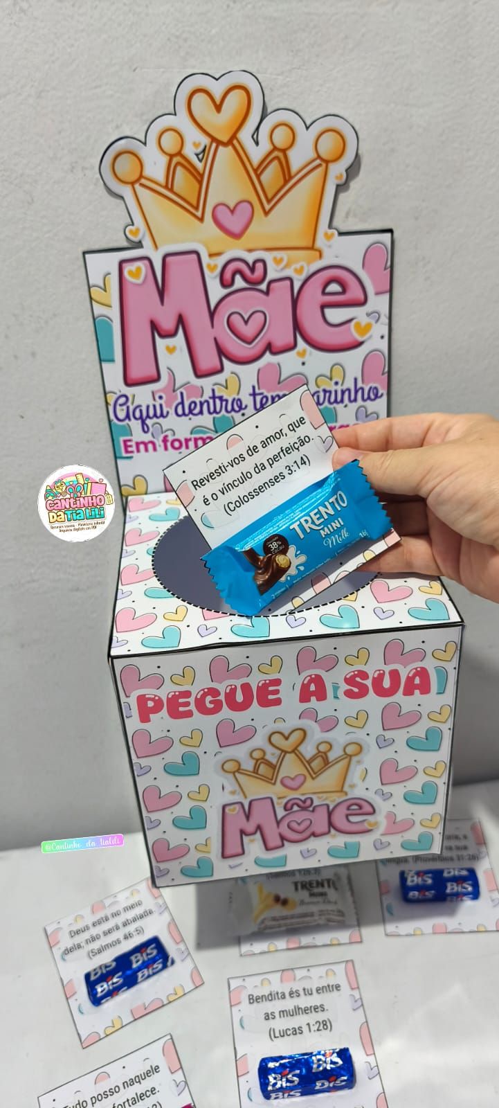 ???????? Caixa de Mensagens com Versículos – Especial Dia das Mães ????????