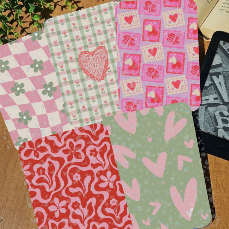 Card Skin Holográfico Kindle Insert 11 geração 12 geração Paperwhite Colorsoft Read Emotional Support