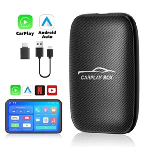 Carplay Sem Fio E Adaptador Automático Android Construído Netflix YouTube Cartão Support TF Card