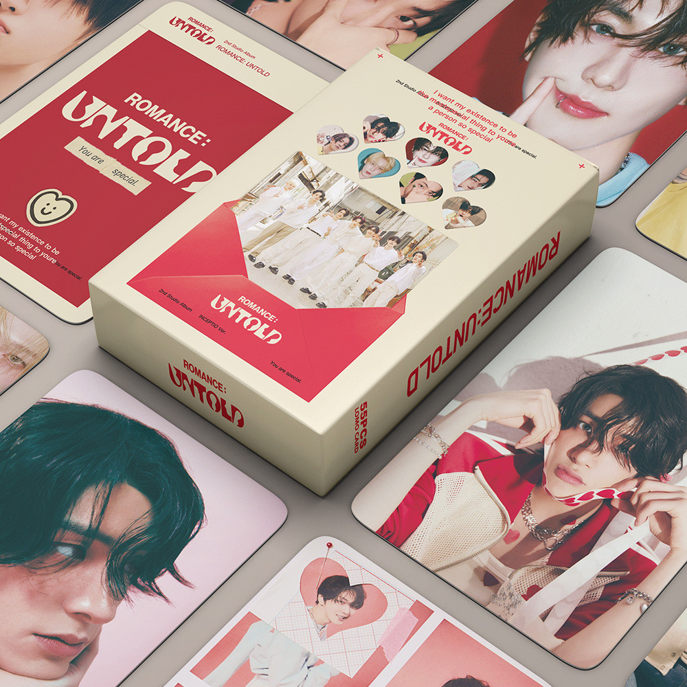 55 cartões fotográficos Hallyu Boys Group EN Photocard ROMANCE UNTOLD Álbum Park Sung Training Support