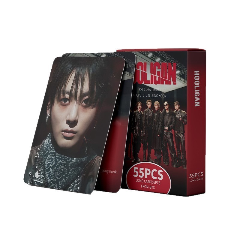 Grandes quantidades de novos produtos 55 BT Cartões fotográficos Hooligan Star Support Collection Foto Mercadoria KPOP