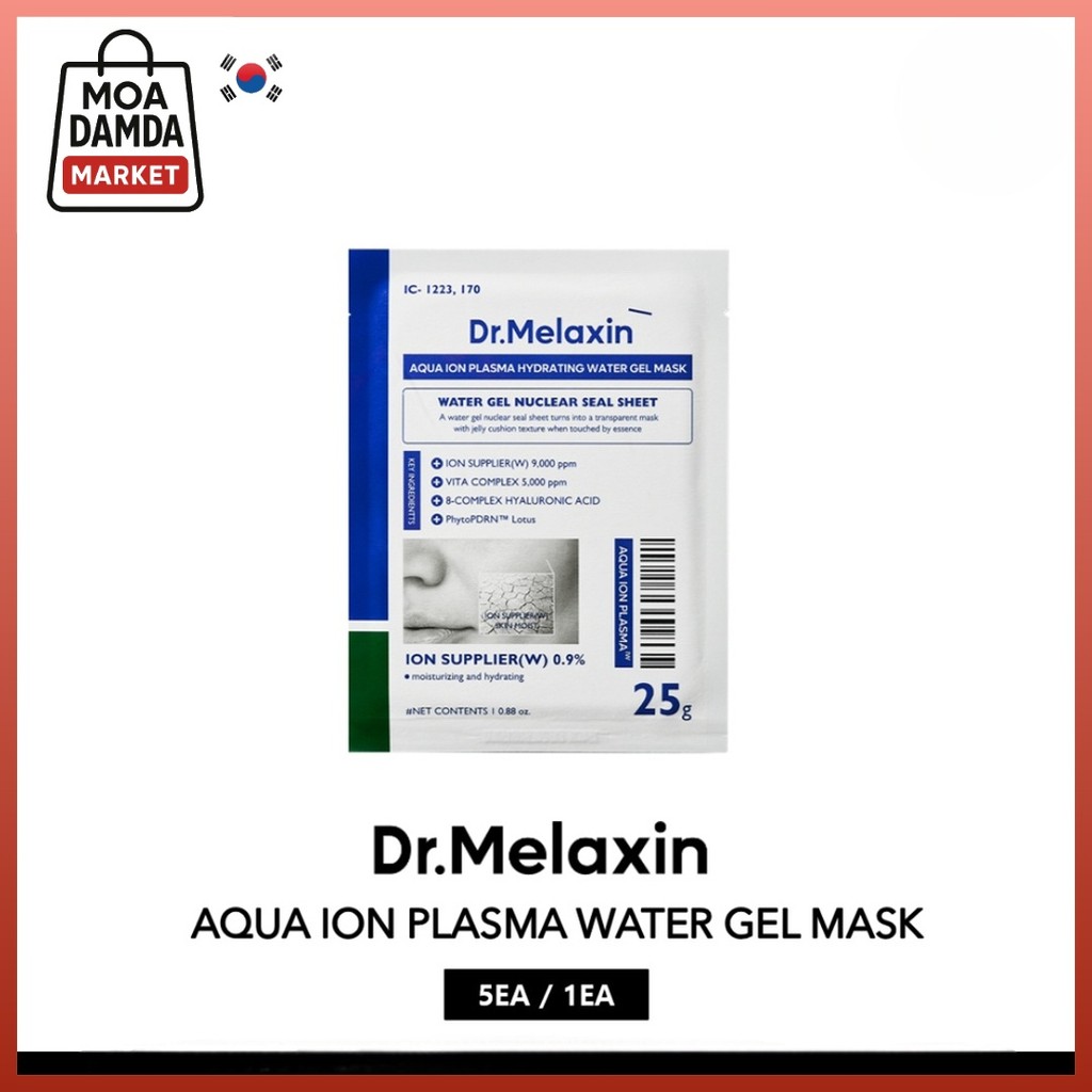 Dr.Melaxin AQUA ION PLASMA Máscara De GEL De Água