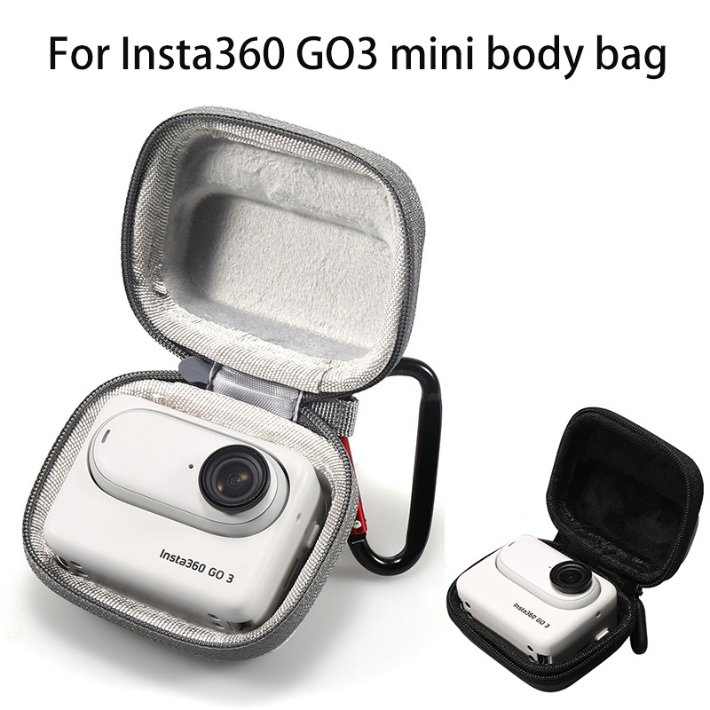 Bolsa de Armazenamento Portátil para Insta360 GO3 3S, Mini Bolsa para Acessórios de Proteção da Câmera de Ação.