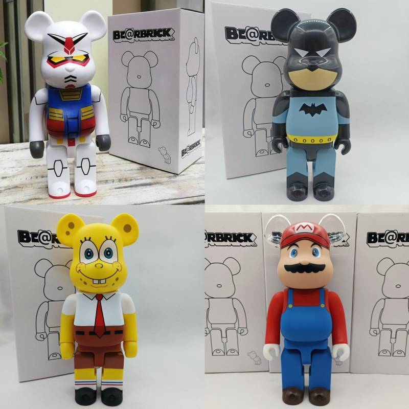 400% Bearbrick Violent Bear Hand-Made Fashion Play Model Home Decoration Doll Birthday Gift XTcF