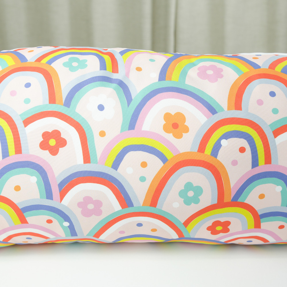Fronha Capa Para Travesseiro Grande Fofuxão Print 1 Peça 1,46m x 46cm 100% Poliéster Microfibra Com Zíper (VED51877)