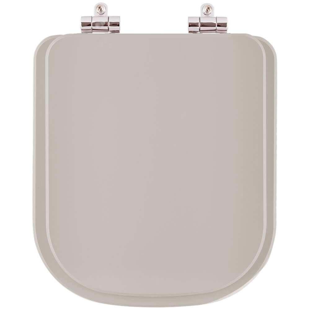 Assento Sanitário Poliéster Soft Close Axis Barbante para vaso Deca
