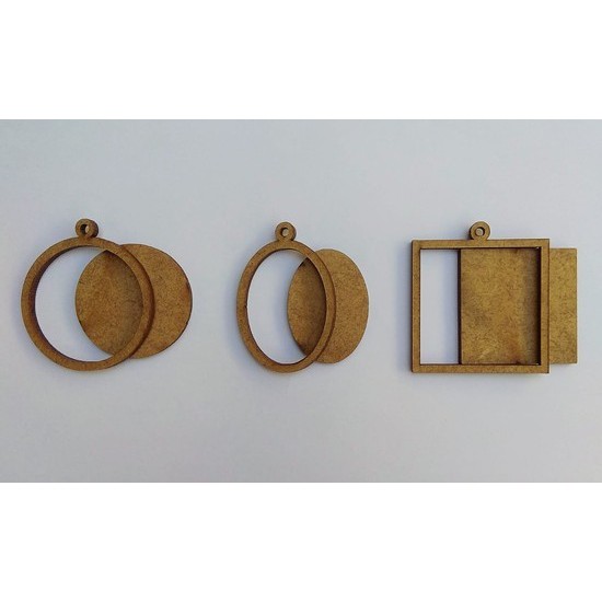 Mini Bastidor MDF Cru 4cm