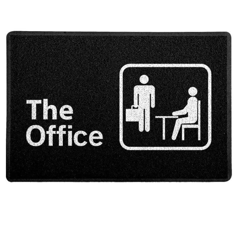 Tapete capacho The office medida porta 60x40