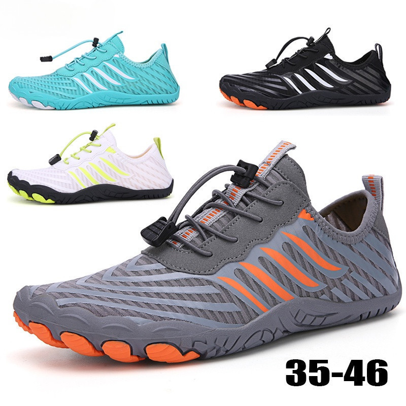 Sapatos de água para homens e mulheres Barefoot Beach Respirável Upstream Sport Quick Dry River Water Sneaters 1351