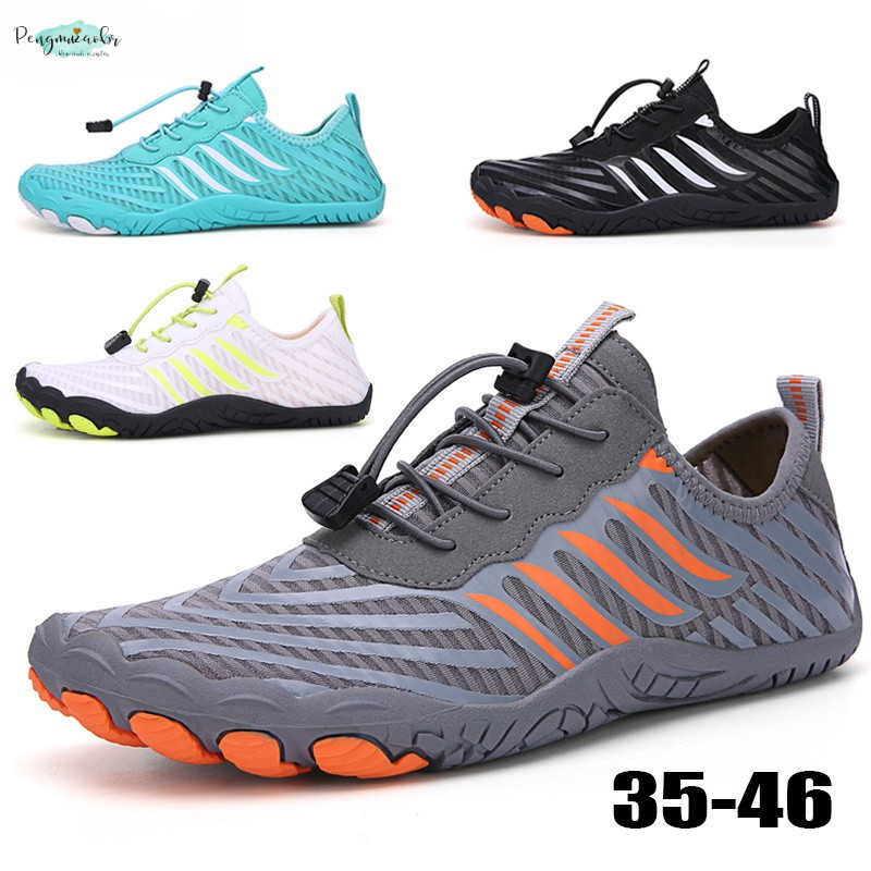 Sapatos de água para homens e mulheres Barefoot Beach Respirável Upstream Sport Quick Dry River Water Sneaters 1351