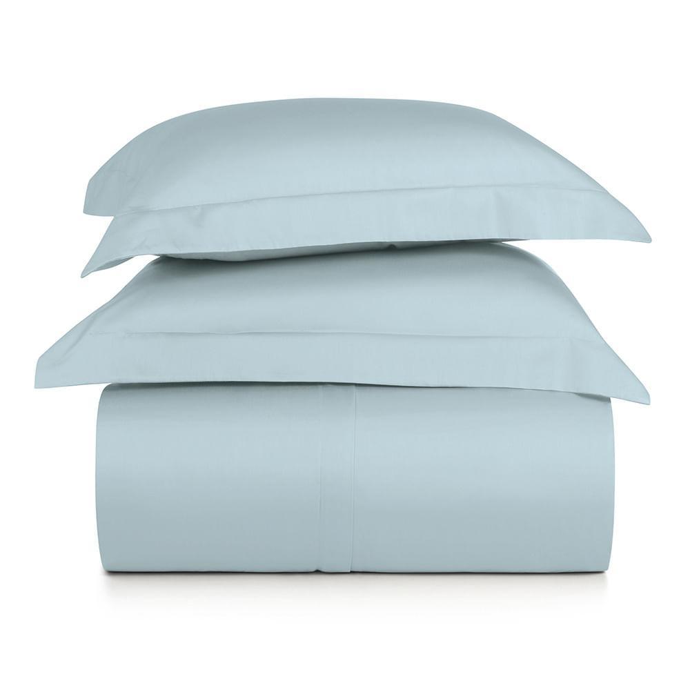 Jogo de Duvet Queen 3 Peças Altenburg Algodão Lux 200 Fios  Azul Etienne