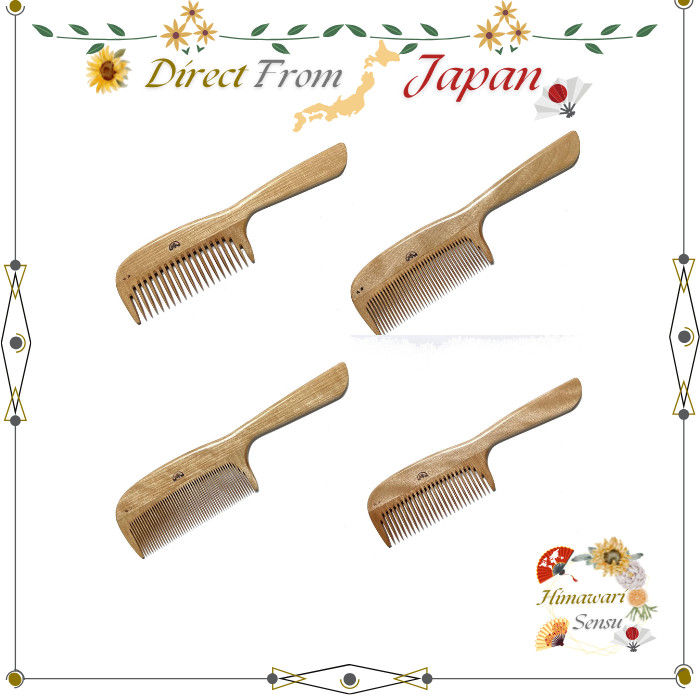 Kushi no Mise Izumi Minebari Handle Comb Handmade Wooden Hair Comb【 Direct from Japan 】