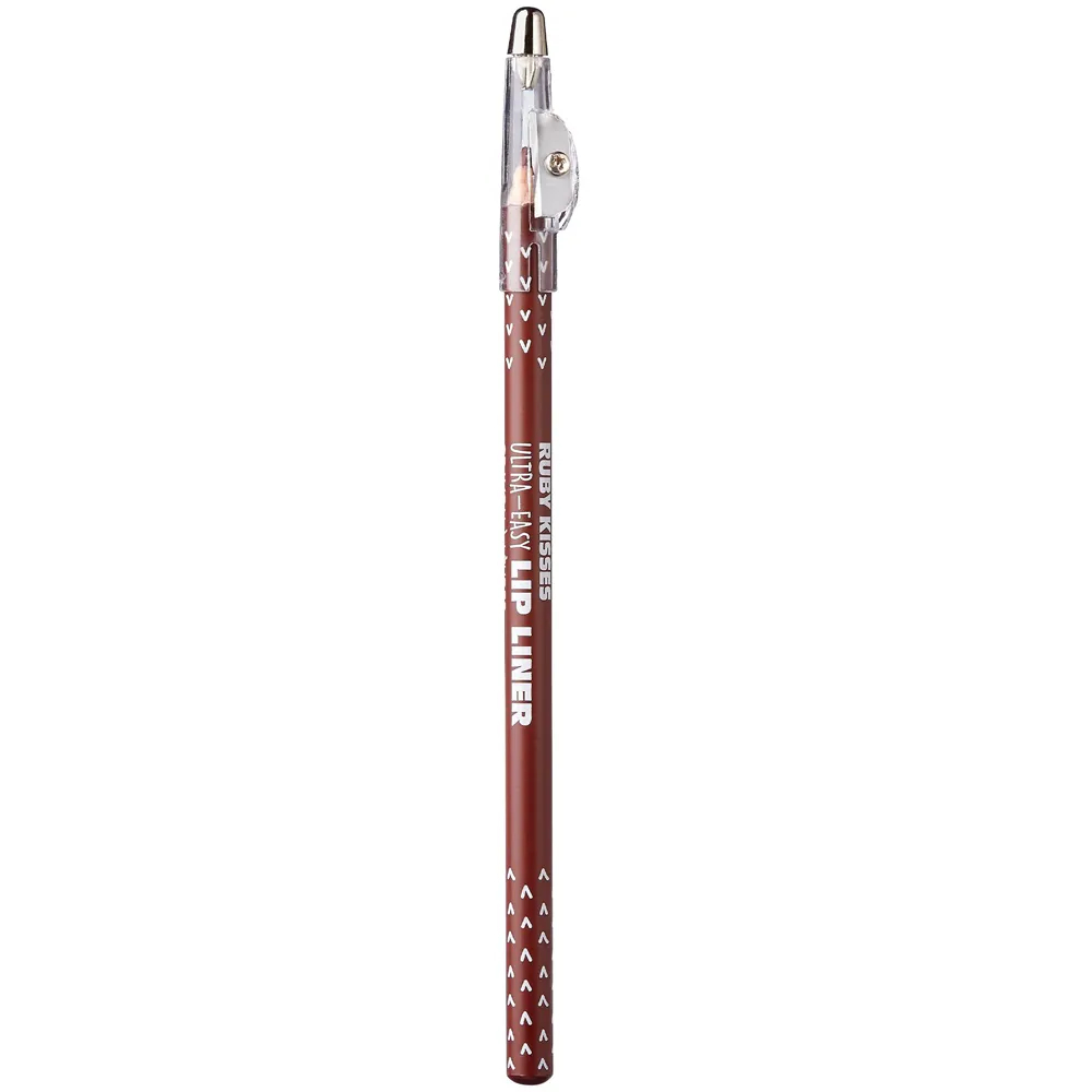 Ruby Kisses Ultra Easy Wooden Matte Lip Pencil 1,5g - Deep Red
