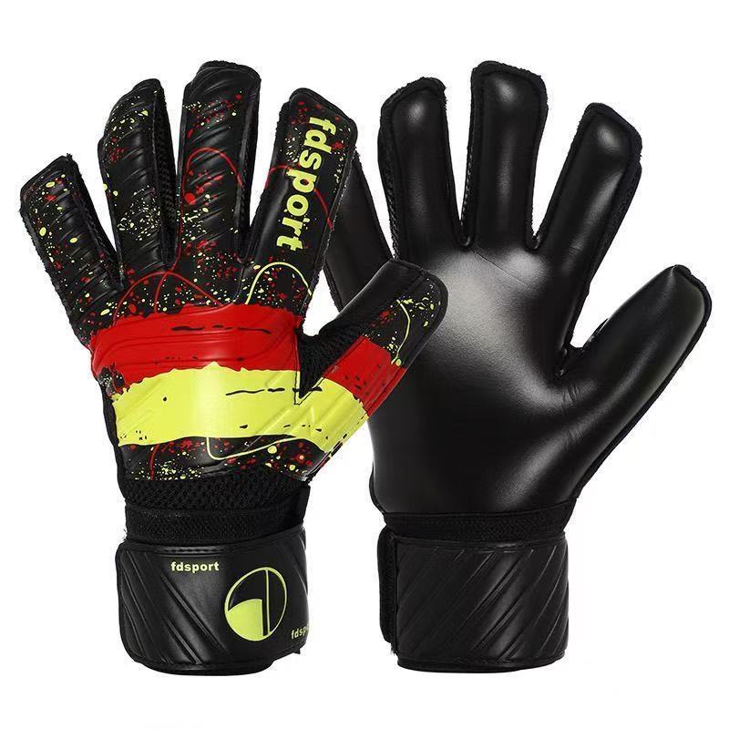 Flying Shield Color Matching Luvas de goleiro Doorman Fita de látex Proteção para os dedos Não removível Dominador Equip