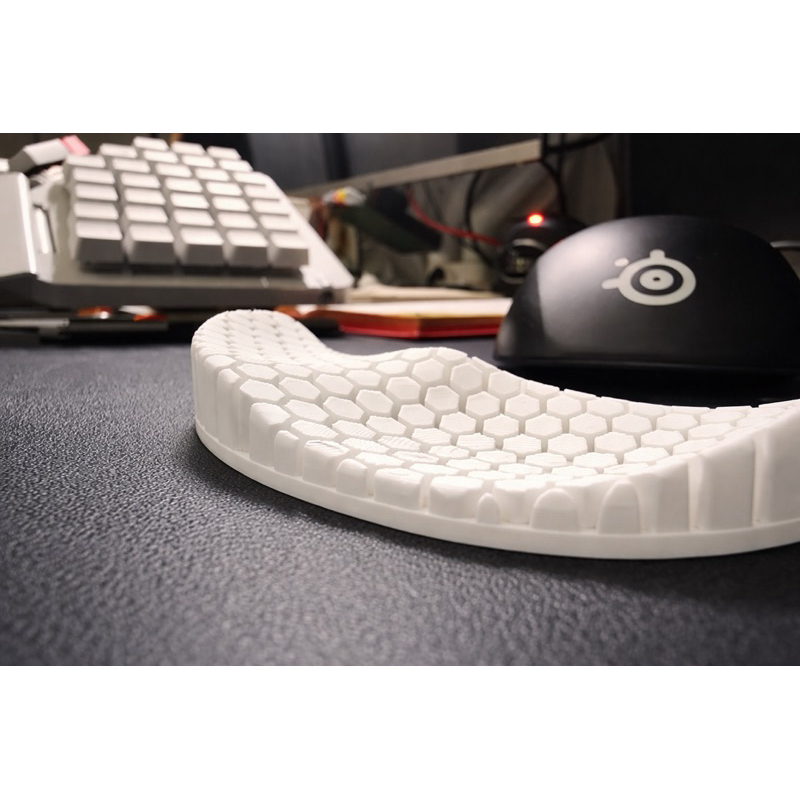 Apoio de Pulso para Teclado Ergonômico Conforto para Computador Setup Gamer Home Office