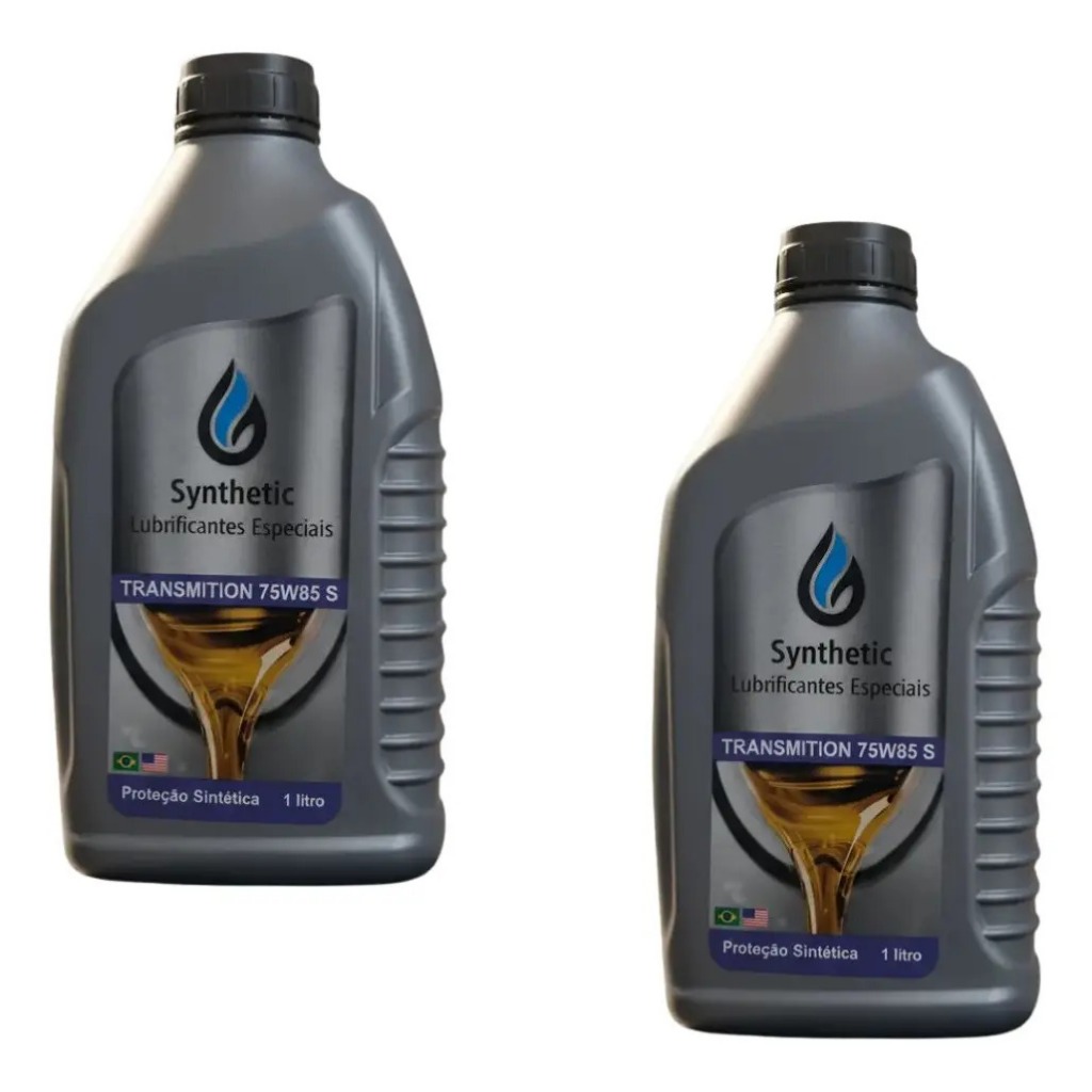 Kit 2L Óleo Lubrificante Synthetic 75W85 S Câmbio Manual