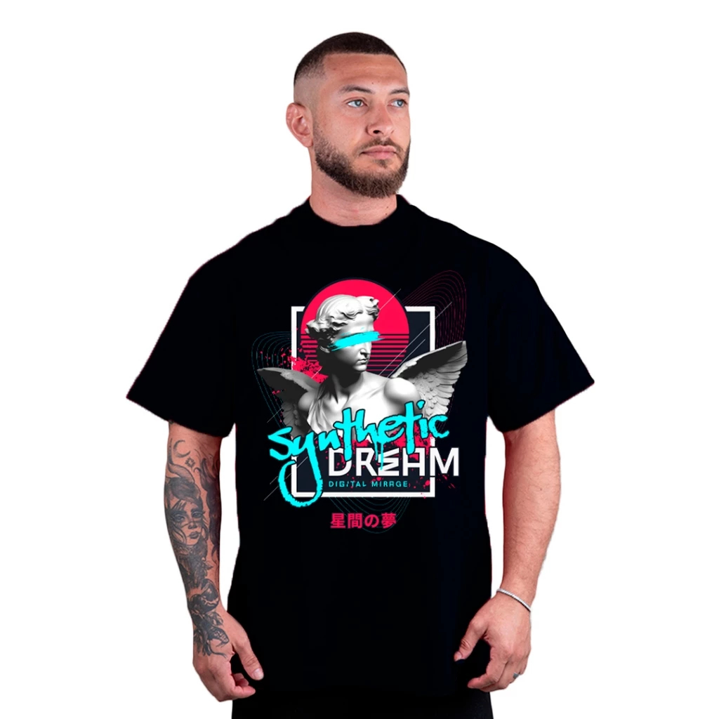 CAMISA CAMISETA T-SHIRT SYNTHETIC DREAM 100% ALGODÃO UNISSEX