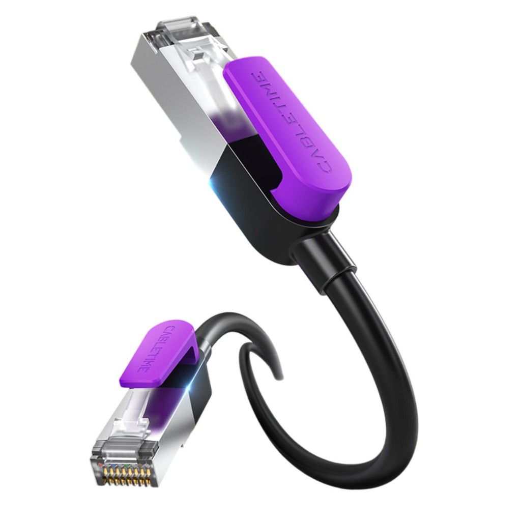 Cabo De Rede Cat8 Ethernet Lan Rj45 40Gbps 2000Mhz 3m