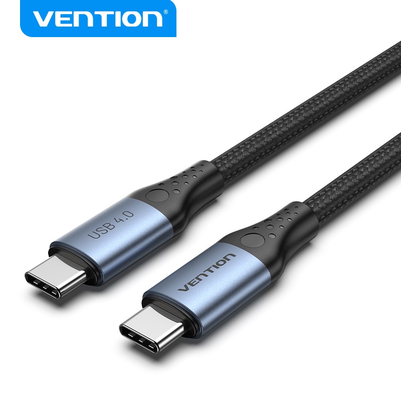 VENTION Cabo USB 4.0 Tipo C 40Gbps 5A supprort Transmissão De Vídeo 8K 60Hz 240w Para Monitor De PC Portátil Phoe