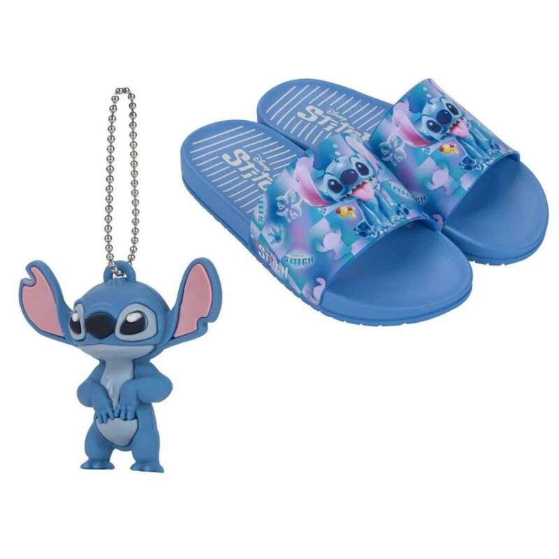 Chinelo Grendene Disney c Chaveiro - Infantil - Azul
