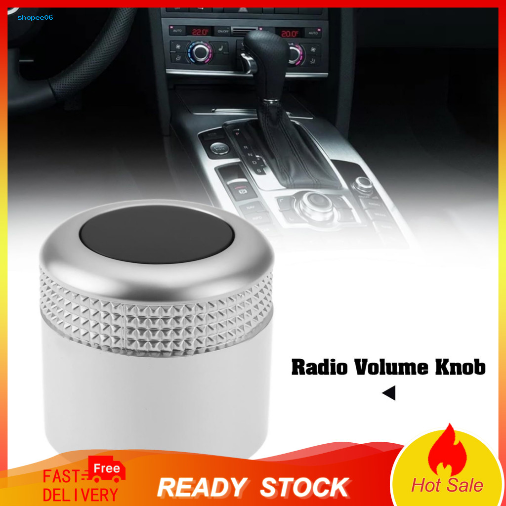 Smooth Rotation Car Knob Diamond Pattern Volume Control Replacement 4f0919070 for Audi A6 S6 Rs6 A8 Q7 Anti-slip Radio B