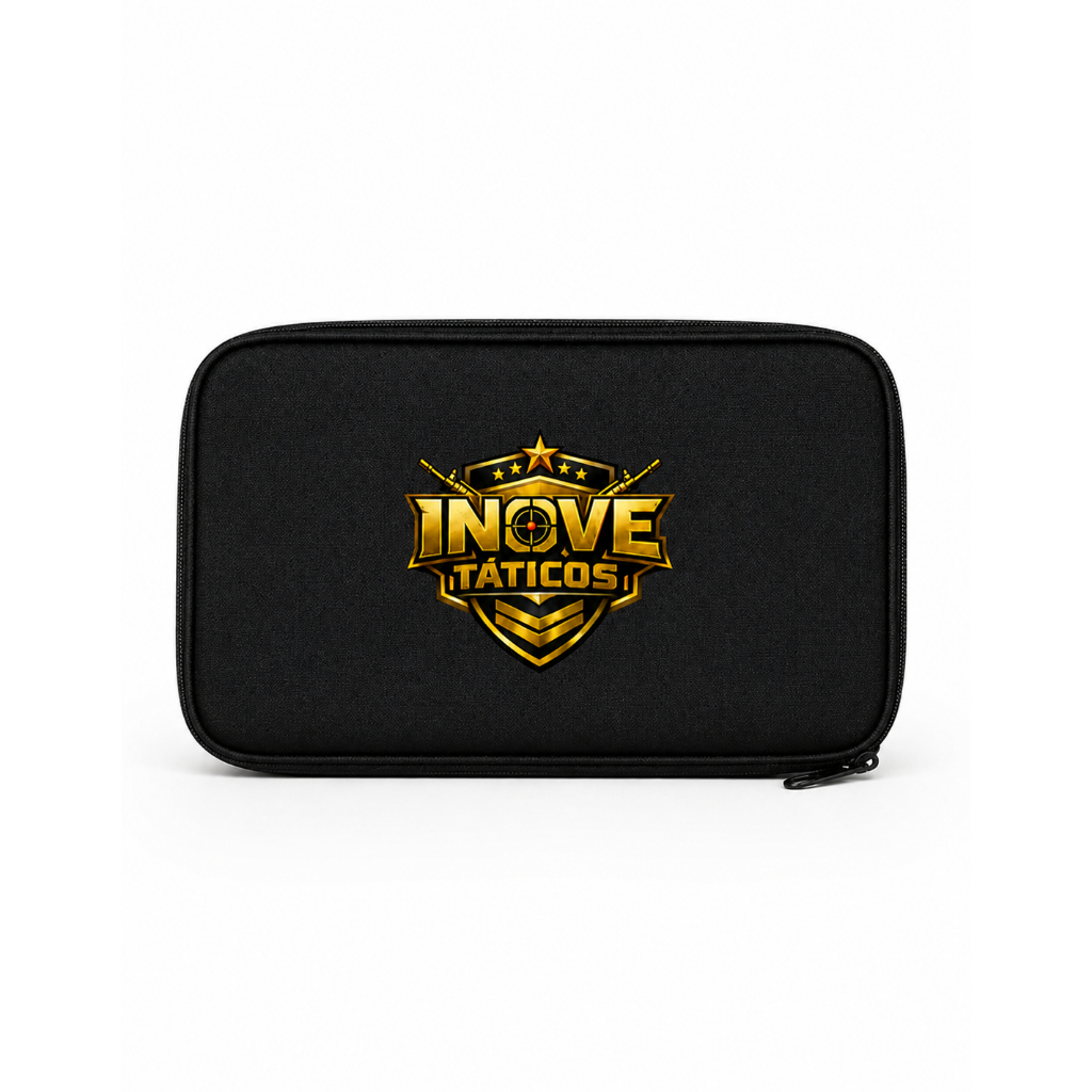 Case Capa Para Arma Curta Pistola e Revólver 4 e 6 Polegadas Inove Táticos Nylon 600