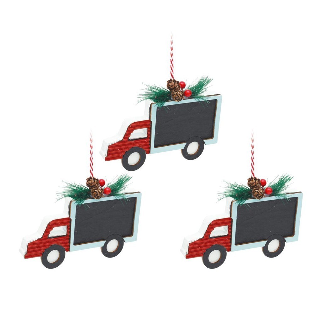 3Un Trend Vintage Enfeite de Pendurar para Decoração de Arvores Natal e Janelas