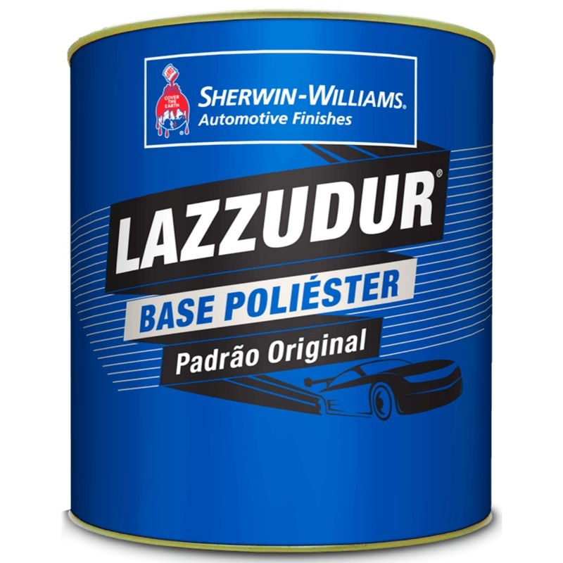 Tinta Automotiva Poliester Lazudur  Cinza Trend Metalico Fiat 900ml