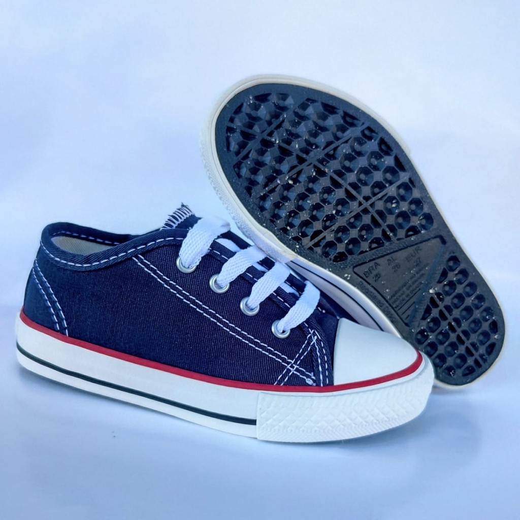 Tênis Infantil Diversão Canvas Low Marinho