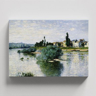 Quadro Canvas The River Seine at Lavacourt Borda Infinita 60x90cm