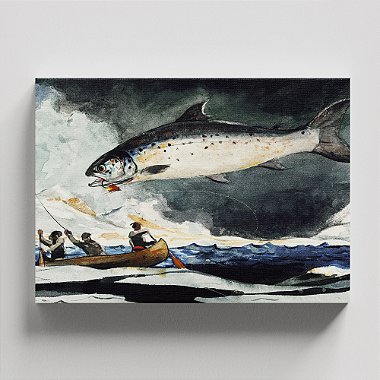 Quadro Canvas A Good Pool, Saguenay River Borda Infinita 40x60cm