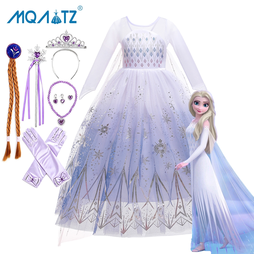 MQATZ Pattern Cosplay Vestidos Para Meninas De Festa De Aniversário 2-10 Anos BX1761