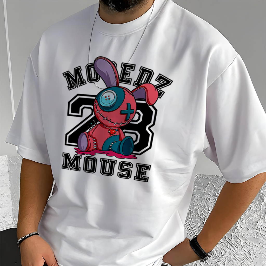 Camiseta Oversized com Estampa Modelo: 