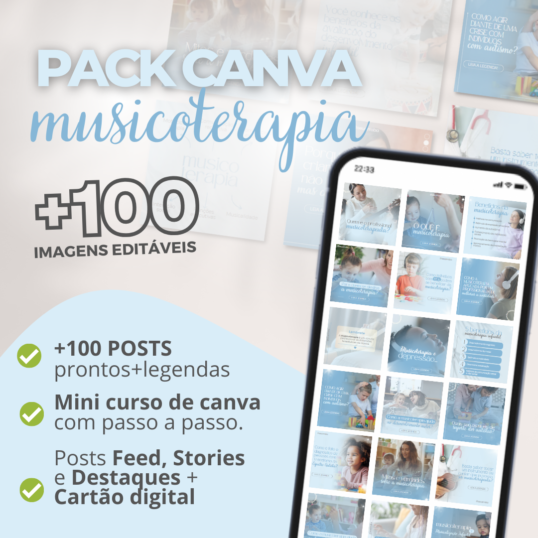 Pack Canva MUSICOTERAPIA