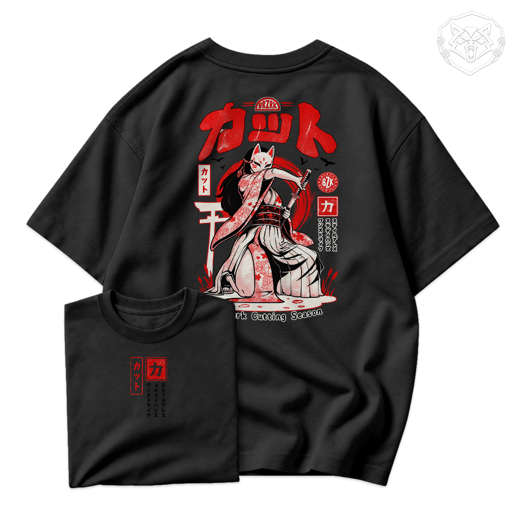 Camiseta Cutting Season 100% Algodão Streetwear Unissex Envio Imediato Oversized